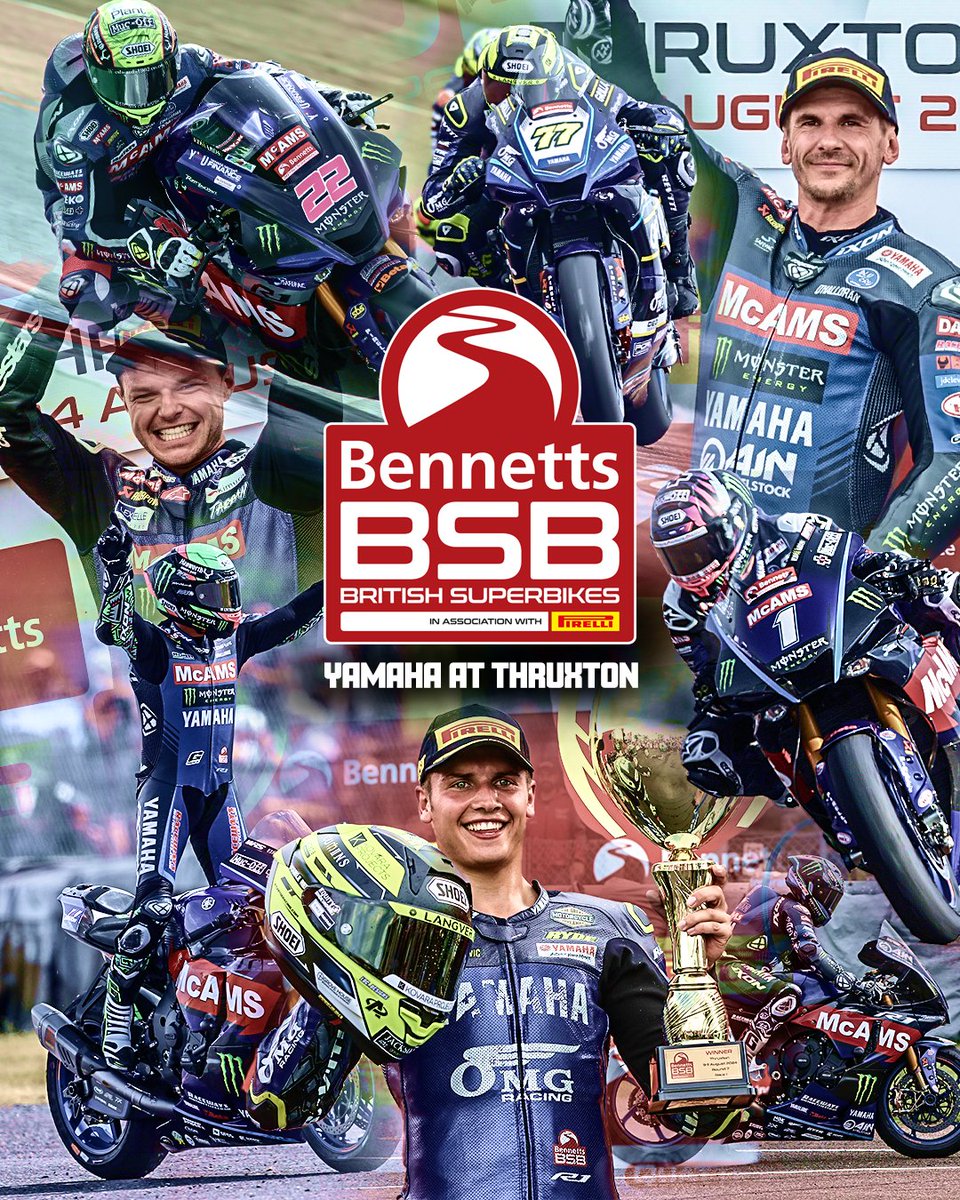 Bennetts British Superbike Championship (@officialbsb) on Twitter photo A bolt from the blue ⚡️
The intense and high-speed <a href="/thruxtonracing/">Thruxton Circuit</a> circuit has delivered <a href="/YamahaRacingUK/">Yamaha Racing UK</a> a flawless winning record since 2021, celebrating 12 consecutive race victories with <a href="/ohalloran22/">Jason O’halloran 2⃣2⃣</a>, <a href="/RyanVickers_17/">Ryan Vickers #17</a>, <a href="/tarranmac95/">Tarran Mackenzie</a> and <a href="/kyleryde/">kyle ryde</a>
Can Yamaha riders remain on A bolt from the blue ⚡️
The intense and high-speed <a href="/thruxtonracing/">Thruxton Circuit</a> circuit has delivered <a href="/YamahaRacingUK/">Yamaha Racing UK</a> a flawless winning record since 2021, celebrating 12 consecutive race victories with <a href="/ohalloran22/">Jason O’halloran 2⃣2⃣</a>, <a href="/RyanVickers_17/">Ryan Vickers #17</a>, <a href="/tarranmac95/">Tarran Mackenzie</a> and <a href="/kyleryde/">kyle ryde</a>
Can Yamaha riders remain on