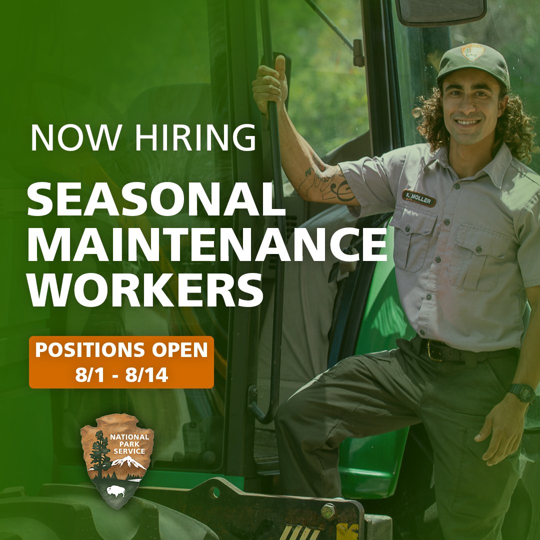 🔧🏕️ Join Everglades National Park as a Maintenance Worker! 8 positions available. Apply 8/1-8/14 or before 150 applications. 🔗 usajobs.gov/job/842112600 #EvergladesNationalPark #ExploreEverglades #NowHiring