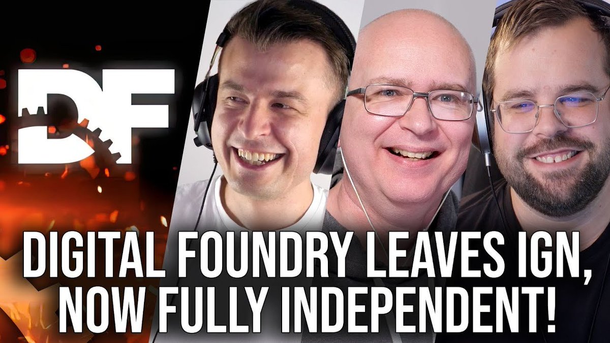 DF Direct Special: Digital Foundry Leaves IGN, Now Fully Independent youtube.com/watch?v=tl7bIJ…

"Digital Foundry has parted ways with IGN and we've bought their shareholding in the business. What this means is that from now on, all aspects of DF are decided upon by DF. We answer to