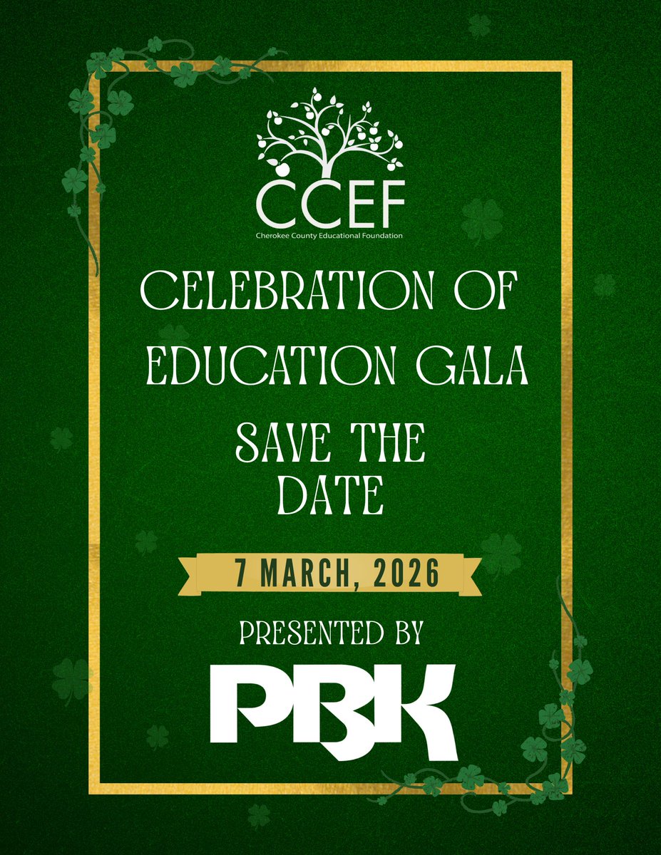 Cherokee County Educational Foundation tweet media