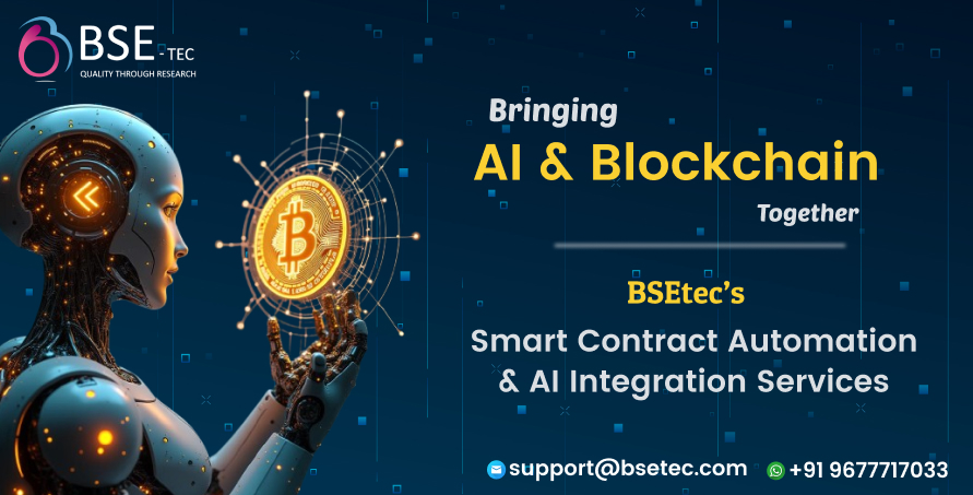 AI meets Blockchain. Discover how BSEtec is revolutionizing smart contracts with automation &amp; AI-driven intelligence. #Web3 #AI #SmartContracts
#AI #Blockchain #SmartContracts #Web3 #Automation #Crypto #BSEtec #TechInnovation #AIinBlockchain
bsetec.com/blog/bringing-…