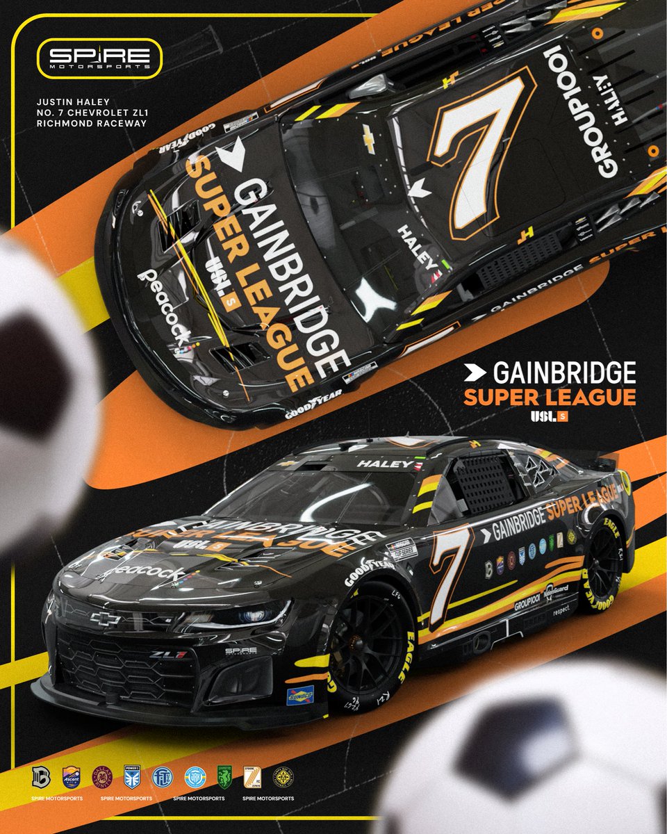 Counting down the days until kickoff.

<a href="/Justin_Haley_/">Justin Haley</a> will represent the <a href="/GainbridgeSL/">Gainbridge Super League</a> on his No. 7 Chevrolet next weekend in Richmond.

📰: bit.ly/4opVytR
