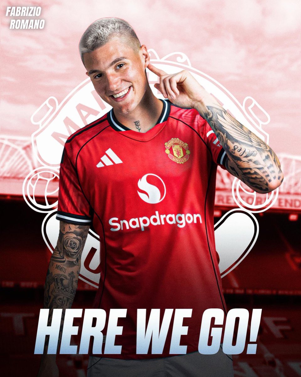 #Mercato 💰: 𝗛𝗘𝗥𝗘 𝗪𝗘 𝗚𝗢 !

Benjamin Šeško va s'engager avec Manchester United.

Prix du transfert : 85 millions d'euros bonus compris.

Contrat jusqu'en 2030.

(Fabrizio Romano)