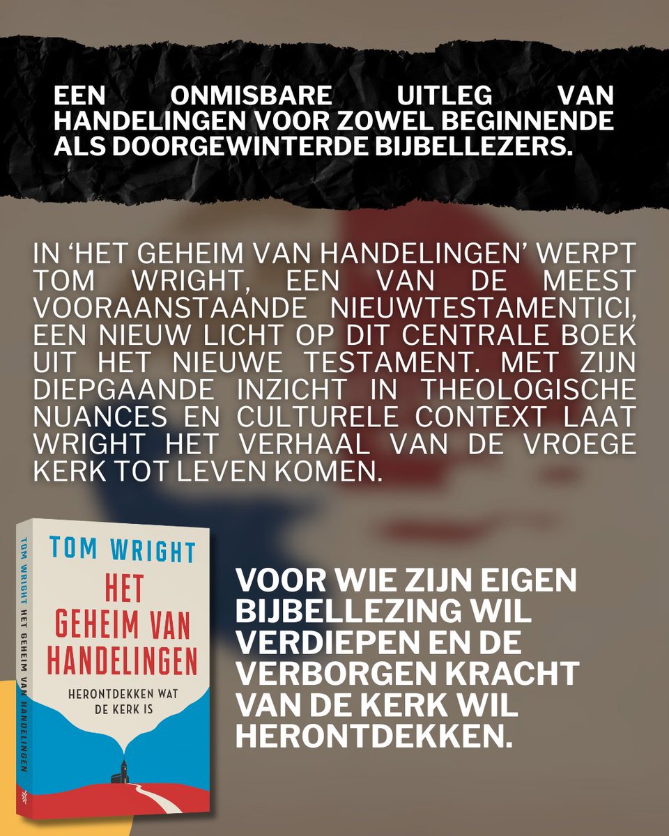 Vandaag verschijnt 'Het geheim van Handelingen' van Tom Wright. Een onmisbare uitleg van Handelingen voor zowel beginnende als doorgewinterde bijbellezers. 

Bestel 'Het geheim van Handelingen' hier: boekenwereld.com/getbook/isbn/a…

#geloof #handelingen #bijbel #Bijbelstudie