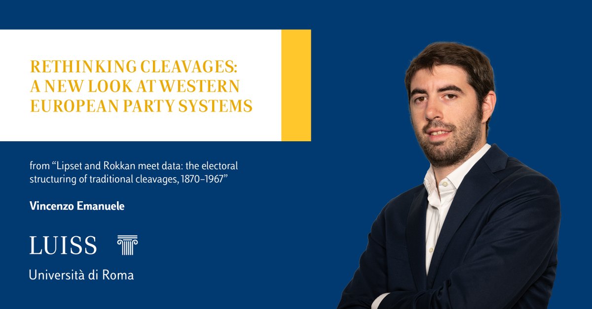 In “Lipset and Rokkan meet data: the electoral structuring of traditional cleavages, 1870–1967”, recently published in open access by West European Politics, #Luiss Professor Emanuele revisits the Lipset and Rokkan model of cleavages.

Read more 👉 doi.org/10.1080/014023…