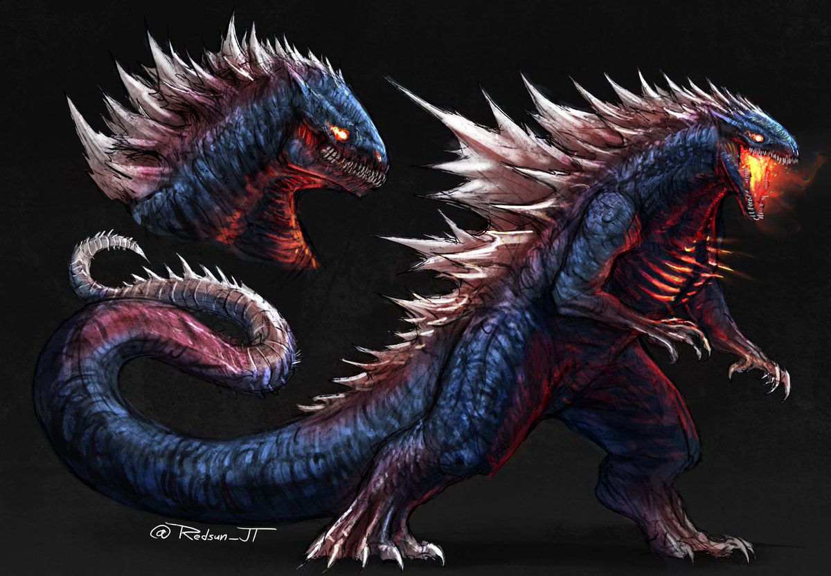 RedsunJT's tweet image. Apollyon 

#Godzilla #fangaugust #Fangoji
