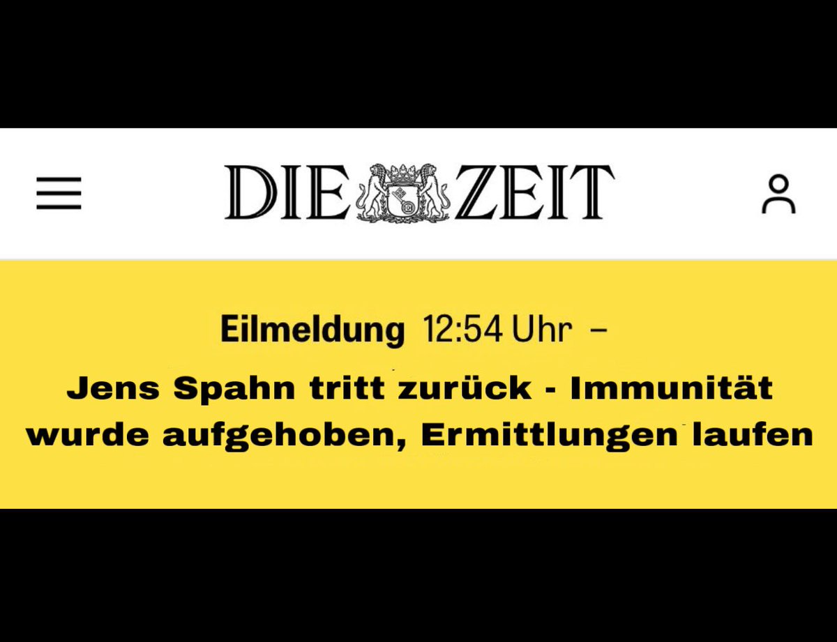 Was die eigentliche Meldung sein sollte #BrosiusGersdorf #SpahnRücktritt
