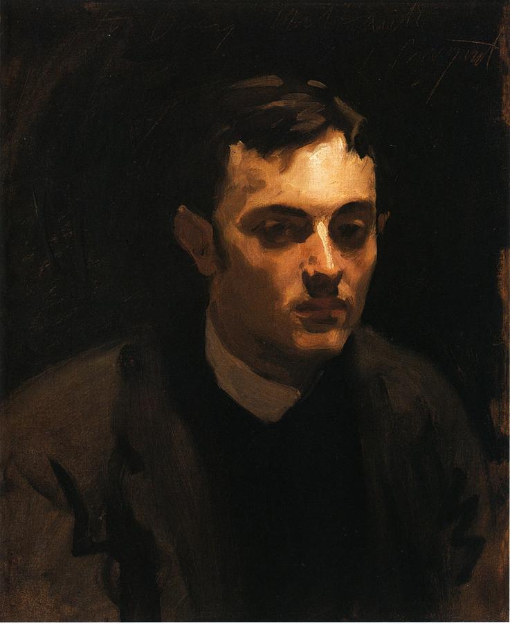 Portrait of Albert de Belleroche #artbots #sargent
