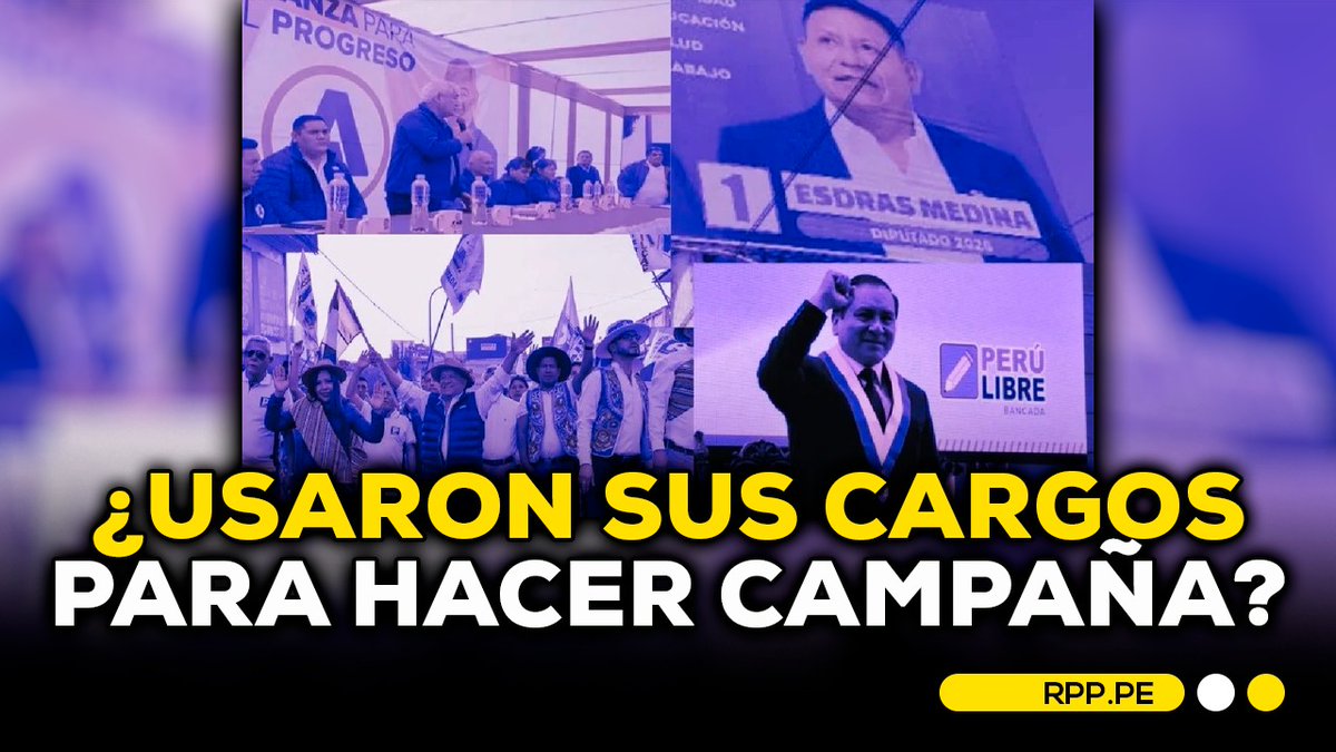 🗳️🔍 Congresistas de distintas bancadas han sido señalados por los Jurados Electorales Especiales por presuntamente vulnerar el principio de neutralidad. Se han presentado 269 hechos vinculados con este tipo de infracción.

👉 youtu.be/SwPAx2wjk_E
#NOTICIASRPP