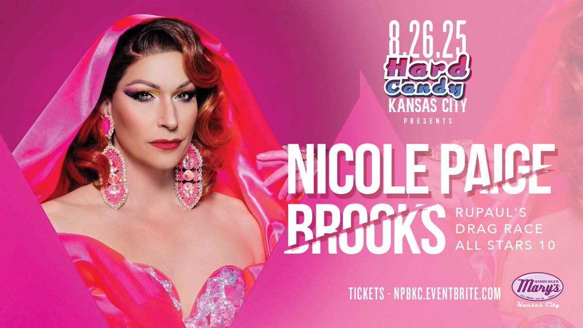 Hard Candy Events (@hardcandyky) on Twitter photo Kansas City MO! Tuesday, August 26 - <a href="/nicolepbrooks/">Nicole Paige Brooks</a> comes to Hamburger Mary’s! Hosted by <a href="/whore84/">Genni Stanwyck</a>! Tix: npbkc.eventbrite.com Kansas City MO! Tuesday, August 26 - <a href="/nicolepbrooks/">Nicole Paige Brooks</a> comes to Hamburger Mary’s! Hosted by <a href="/whore84/">Genni Stanwyck</a>! Tix: npbkc.eventbrite.com