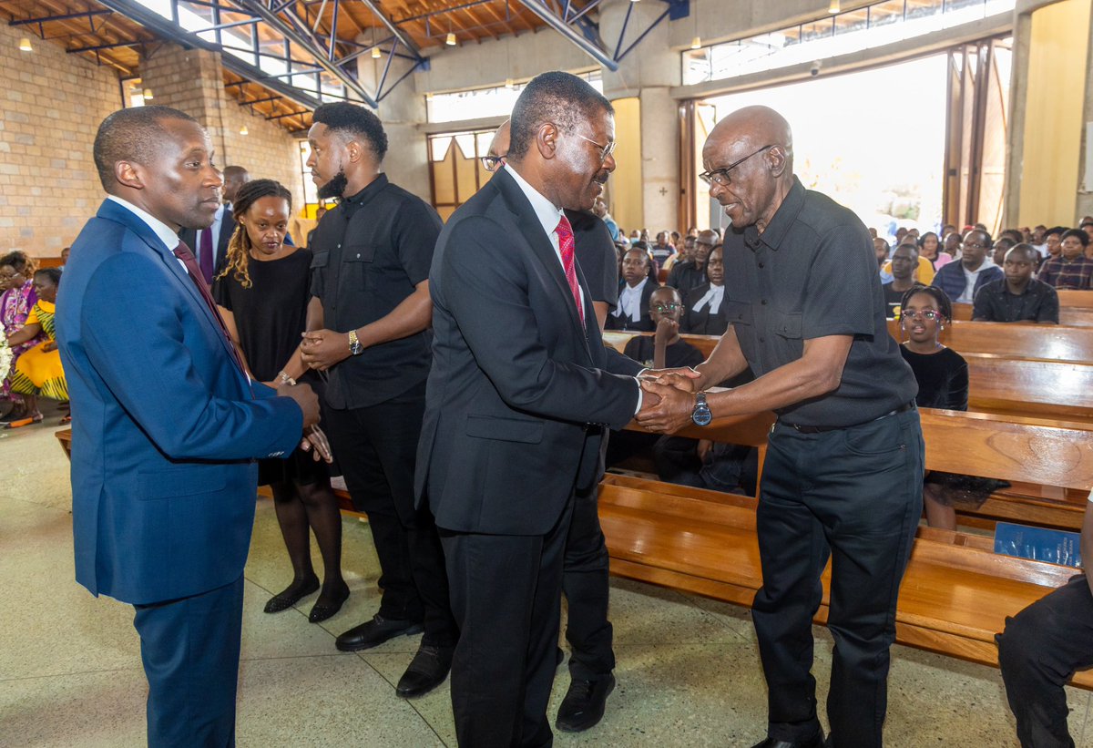Currently attending the Requiem Mass of the Late Mama Lucy Wanjiku Wanjohi, a former Parliamentary Staff member at the St. Joseph’s Catholic Church in Kahawa Sukari, Nairobi County.

I am accompanied by a delegation from Parliament led by the Clerk of the National Assembly, Mr.