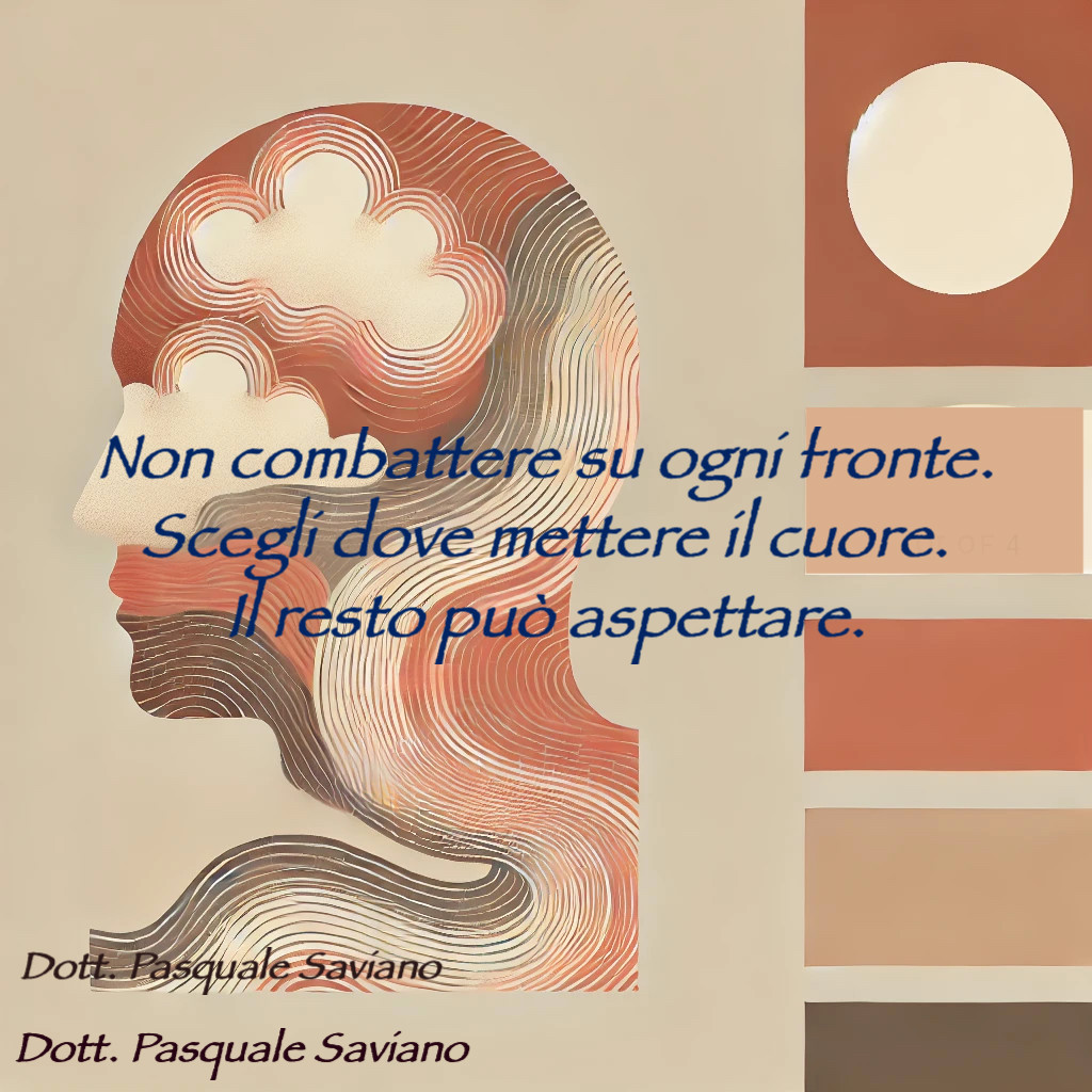 DottSaviano's tweet photo. Non combattere su ogni fronte.
Scegli dove mettere il cuore.
Il resto può aspettare.
#psicologia #consapevolezza #energia #decisioni #vitaquotidiana #crescitaPersonale https://t.co/4PoLS3V2oF