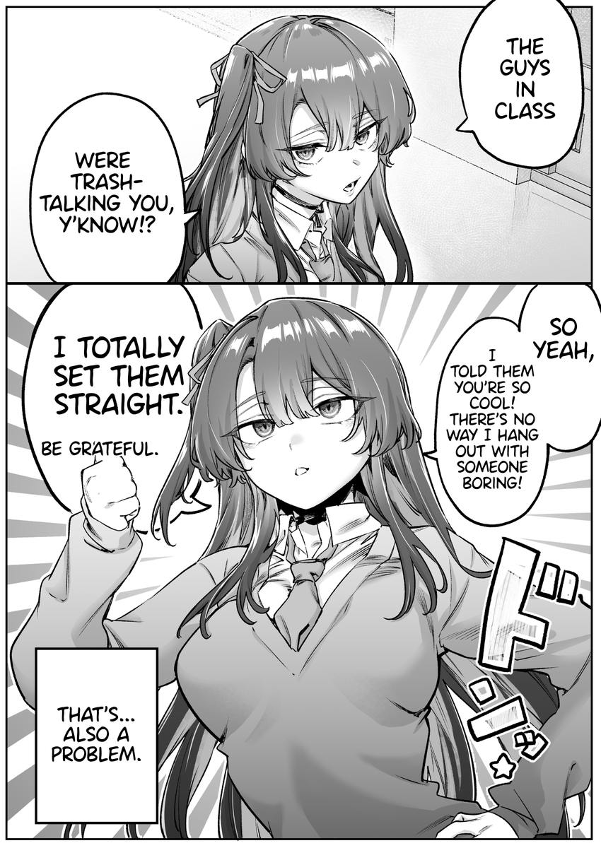 @yakitomahawk English Version! [Downer Gyaru-chan is cool, and kind-hearted!] 