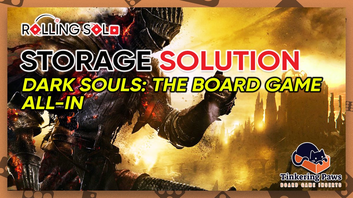 Rolling Solo | Adam Smith (@tryrollingsolo) on Twitter photo youtu.be/zhzrrOa5N7Y
Join me today as I take you through a <a href="/TinkeringPaws/">TinkeringPaws</a> storage solution for an all-in pledge of Dark Souls: The Board Game. 🔥
In this video I'll give you a full look at the insert in action. You'll see how it organizes, condenses and my thoughts along the youtu.be/zhzrrOa5N7Y
Join me today as I take you through a <a href="/TinkeringPaws/">TinkeringPaws</a> storage solution for an all-in pledge of Dark Souls: The Board Game. 🔥
In this video I'll give you a full look at the insert in action. You'll see how it organizes, condenses and my thoughts along the