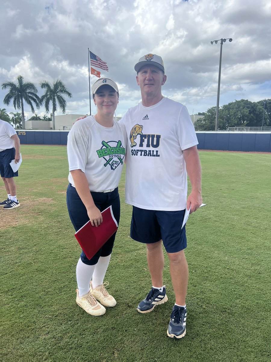Brenna Webb ๐ฅ (@brennawebb_14) on Twitter photo Thank you Coach <a href="/MikeMeyersFIU/">Mike Meyers</a>
for teaching me great things to further my knowledge in the game! This camp was so much fun! It was an honor to get some work in with you! <a href="/FIUSoftball/">FIU Softball</a> ๐ฅ Thank you Coach <a href="/MikeMeyersFIU/">Mike Meyers</a>
for teaching me great things to further my knowledge in the game! This camp was so much fun! It was an honor to get some work in with you! <a href="/FIUSoftball/">FIU Softball</a> ๐ฅ