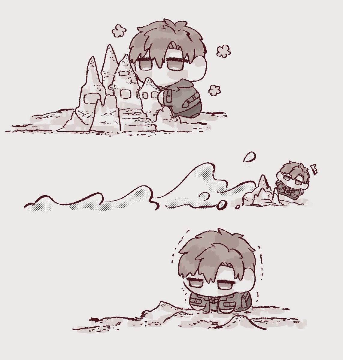 黎明と海🏖️