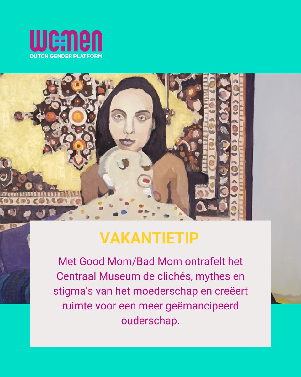 ☀️Zomertip: ‘Good Mom/Bad Mom’ in het Centraal Museum Utrecht

Onze politiek coördinator Anika Snel promoot graag Utrecht, er is immers genoeg leuks te doen, waaronder de tentoonstelling ‘Good Mom/Bad Mom’ in het Centraal Museum. 

#centraalmuseum #emancipatie #moederschap