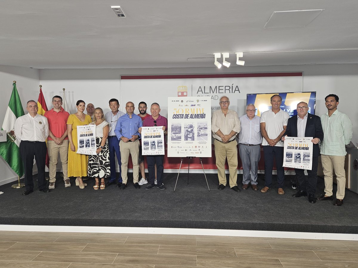 📷 El 50º Rallye Costa de Almería será puntuable para el Campeonato de España.

Presentado el cartel que rinde homenaje al 20º aniversario de los Juegos Mediterráneos de Almería 2005, en una prueba automovilística que se celebrará los días 31 de octubre y 1 de noviembre.