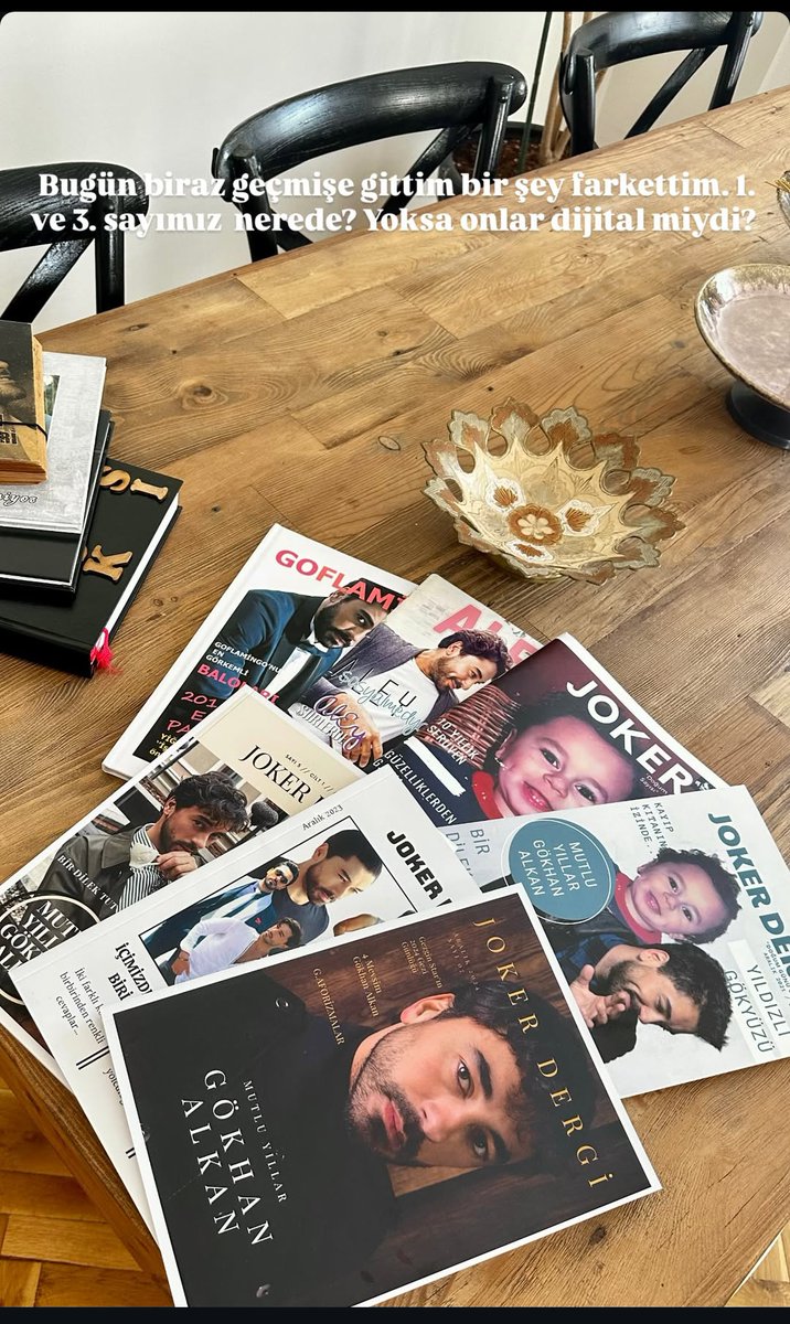 Gökhan ne güzel dergiler yapıldı güzel nostalji bu paylaşım kalp ❤️ ..yeni dergiye malzeme kalmadı yanlız keşke bize güzel bir proje veya özel çekim malzeme versen artık.İşinle ilgili olur görmedik fotoğraf da olur.Şarkı da olur mesela akustik şarkı söylemeyi düşün #GökhanAlkan