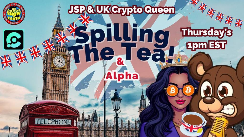 The K1d & Walt Experience (@k1dandwalt) on Twitter photo Join us for another banger space in collaboration with.. 🥁 <a href="/JSPHost/">JSP ⭐️</a> and <a href="/ukcryptoqueen/">UKCrypto Queen🇬🇧</a> Brought to you by <a href="/K1d_Crypt0/">K1d Crypt0</a> <a href="/WALTER_DEFI/">WALTER #DEFI 4 LYFE #BTC #ETH #SOL #XRP#BLOCKCHAIN</a> <a href="/CoinRankerSuite/">TRENDY</a> We’ll be talking Markets & Memes.. And spilling the tea, UK Style x.com/i/spaces/1OwxW… Join us for another banger space in collaboration with.. 🥁 <a href="/JSPHost/">JSP ⭐️</a> and <a href="/ukcryptoqueen/">UKCrypto Queen🇬🇧</a> Brought to you by <a href="/K1d_Crypt0/">K1d Crypt0</a> <a href="/WALTER_DEFI/">WALTER #DEFI 4 LYFE #BTC #ETH #SOL #XRP#BLOCKCHAIN</a> <a href="/CoinRankerSuite/">TRENDY</a> We’ll be talking Markets & Memes.. And spilling the tea, UK Style x.com/i/spaces/1OwxW…