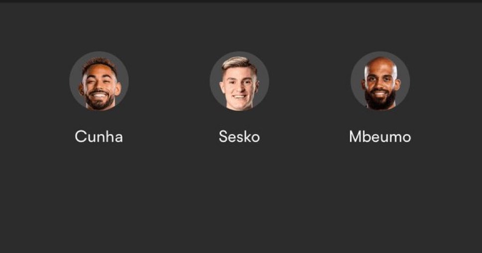 Imagine spending 350m on Sesko Mbuemo and Cunha 😭😭😭😭