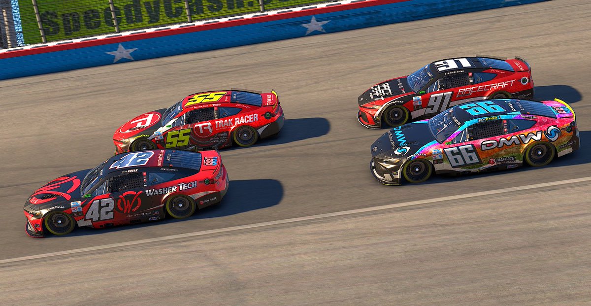 Finishing 2nd to a teammate isn’t so bad I guess. I had fun running up front with my <a href="/CH199simracing/">Channel199 Sim Racing</a> teammates all night at Texas. The <a href="/trak_racer/">Trak Racer</a> Camry didn’t qualify well but we had the pace when it mattered. On to Austria next week!