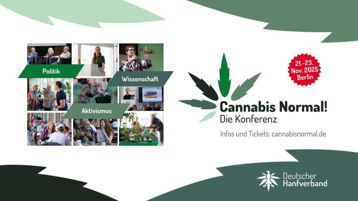 🌿 Politik, Aktivismus, Wissenschaft Bei der #CaNoKo25 @Hanfverband diskutieren wir die Zukunft der #Cannabis-Legalisierung in Deutschland. Wer ist dabei? 💚