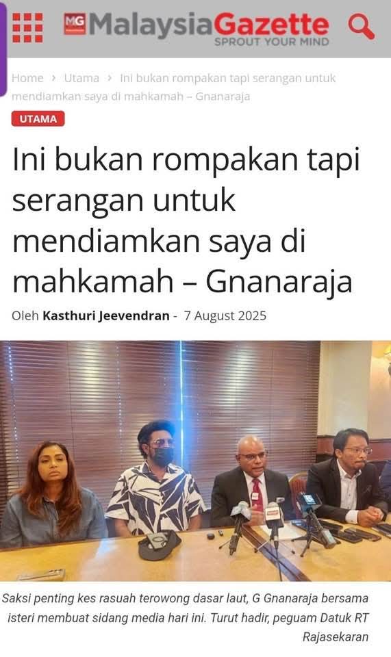 Agak menggerunkan apabila mendengar penjelasan saksi utama kes rasuah mega projek terowong dasar laut Pulau Pinang.

Samada benar atau sebaliknya, pihak <a href="/PDRMsia/">Polis Diraja M'sia</a> perlu bertindak segera. Saksi perlu mendapat perlindungan yg sewajarnya.

Seram, dah macam kisah Pablo Escobar pulak?