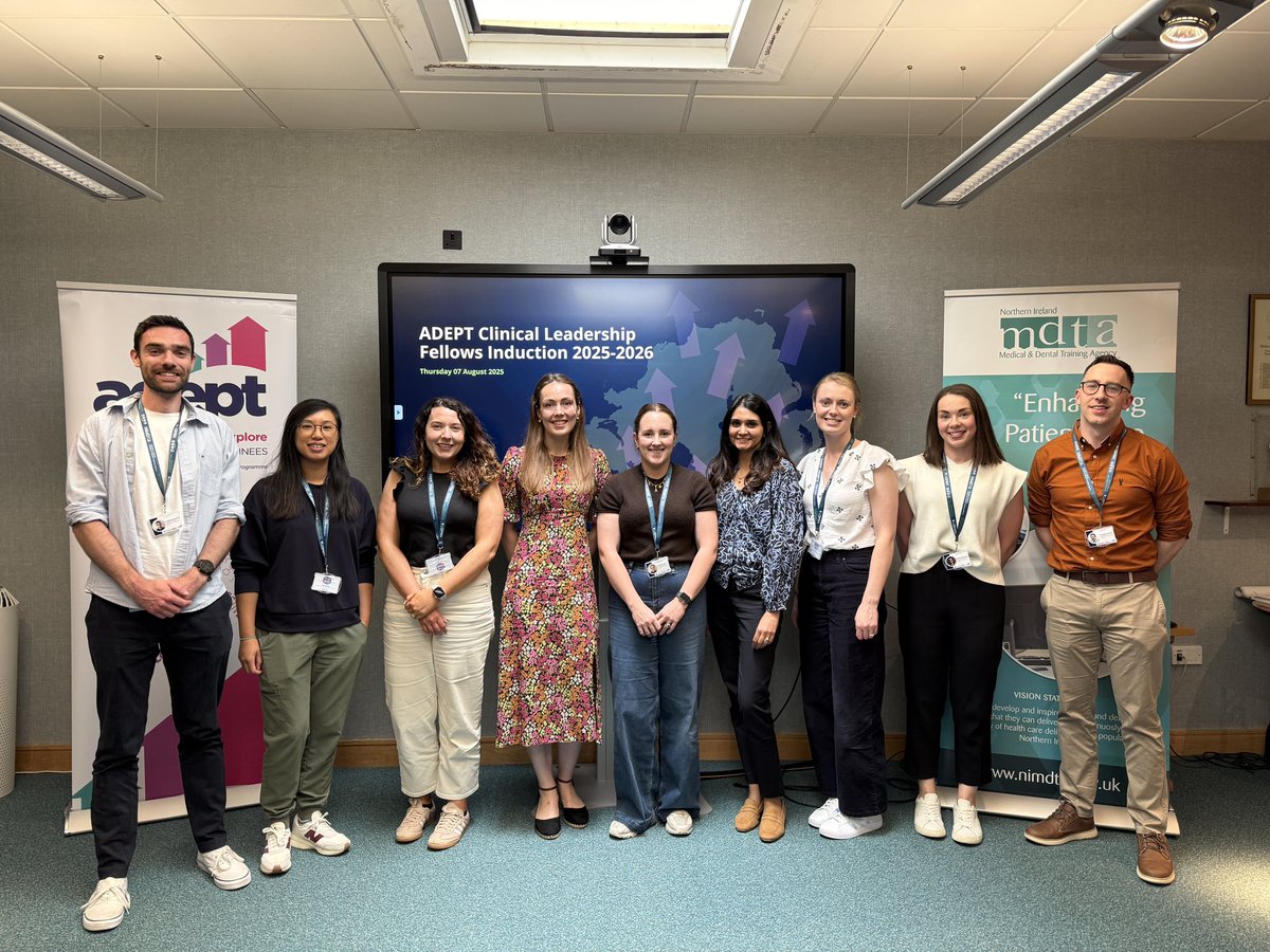NIMDTA (@_nimdta) on Twitter photo ๐ Thatโs a wrap on the #ADEPT Induction!
#ADEPTFellows explored:
โ๏ธLeadership Development with <a href="/HSC_LeadershipC/">HSC Leadership Centre</a>
โ๏ธGained insights from the <a href="/gmcuk/">GMC</a>, <a href="/publichealthni/">Public Health Agency</a> & <a href="/healthdpt/">Department of Health</a> SPPG
โ๏ธSystem leadership with <a href="/NHSC_NI/">NI Confederation for Health & Social Care (NICON)</a>
Thanks to all for an inspiring day!
#ADEPT #ValuedTrainees ๐ Thatโs a wrap on the #ADEPT Induction!
#ADEPTFellows explored:
โ๏ธLeadership Development with <a href="/HSC_LeadershipC/">HSC Leadership Centre</a>
โ๏ธGained insights from the <a href="/gmcuk/">GMC</a>, <a href="/publichealthni/">Public Health Agency</a> & <a href="/healthdpt/">Department of Health</a> SPPG
โ๏ธSystem leadership with <a href="/NHSC_NI/">NI Confederation for Health & Social Care (NICON)</a>
Thanks to all for an inspiring day!
#ADEPT #ValuedTrainees
