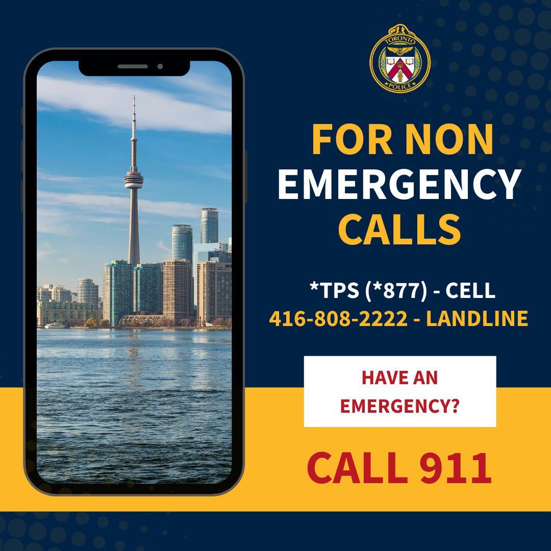 You can now reach Toronto Police Non Emergency from your cell phone at *877 (*TPS)
But as always, you can skip the phone queue by reporting online
#Toronto