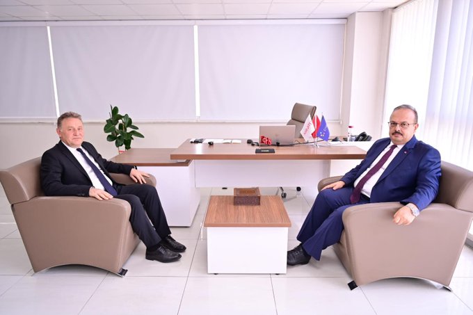 Aydın Valisi Canbolat, Enerya İl Müdürü Güngör’ü Ziyaret Etti