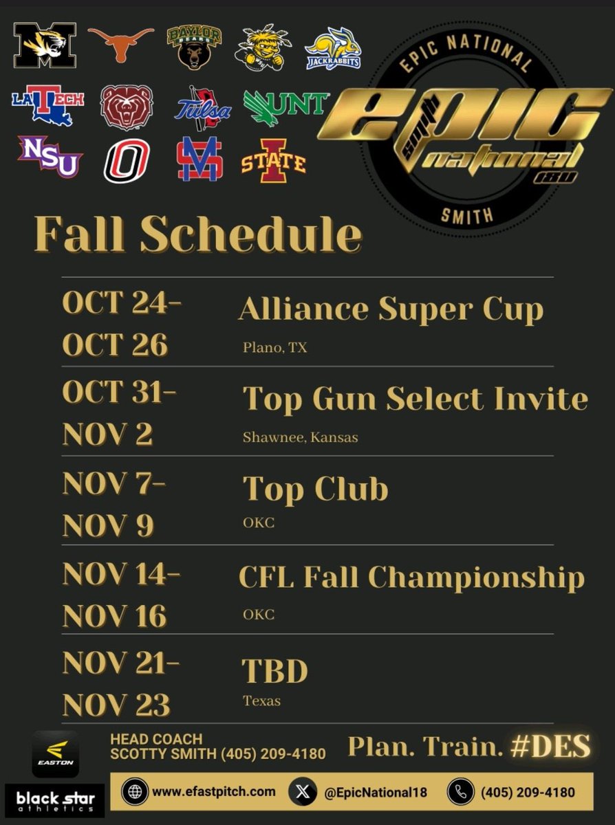 Kyleigh Pawlak (@kyleighpawlak30) on Twitter photo Fall schedule with the new team!! Let’s GO!!!
<a href="/EpicNational18/">Epic National 18U Smith</a> <a href="/TakeCharge_SB/">TakeChargeRecruiting-Softball</a> <a href="/SevenDT_7/">SEVEN Diamond Training</a> Fall schedule with the new team!! Let’s GO!!!
<a href="/EpicNational18/">Epic National 18U Smith</a> <a href="/TakeCharge_SB/">TakeChargeRecruiting-Softball</a> <a href="/SevenDT_7/">SEVEN Diamond Training</a>