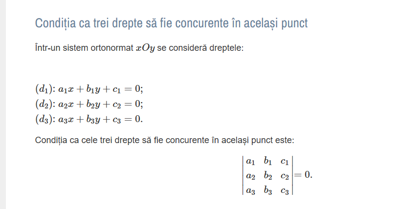 mateonlinenet's tweet photo. Geometrie analitică, drepte concurente într-un punct.
https://t.co/tD7J3esHM5
#matematica #scoala #geoemtrie #math https://t.co/ykoHcE90Lp