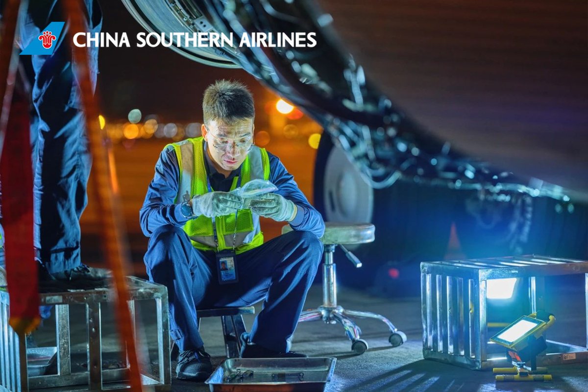 Every meticulous inspection and repair is a commitment to flight safety. These unsung heroes of civil aviation uphold every takeoff and landing with professionalism and dedication.
 
#BehindtheScenes #CSAir