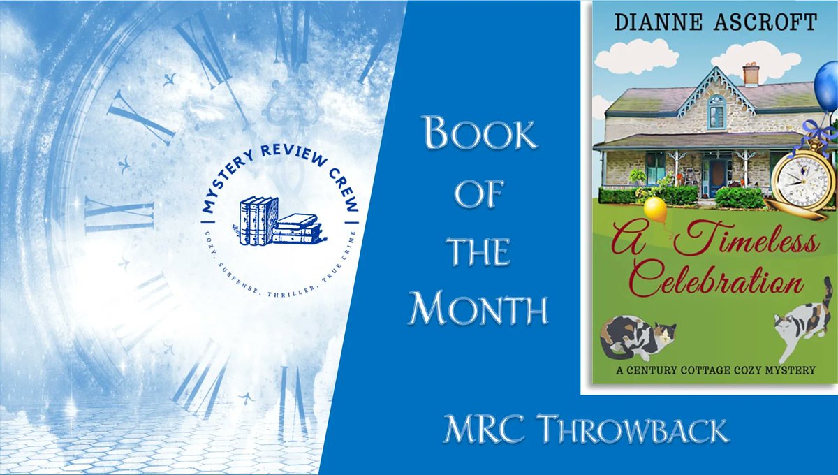 For our Throwback book review, we’re diving into A Timeless Celebration by <a href="/DianneAscroft/">Dianne Ascroft</a>. It is a step back in time, blending history with a delightful tale of new beginnings and cozy adventure.
Read our thoughts here:
mysteryreviewcrew.com/a-timeless-cel…
#cozymysterybooks #historicalfiction