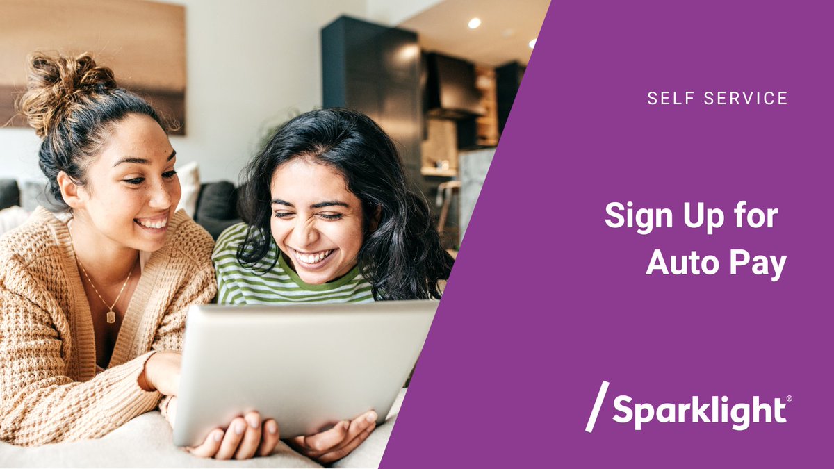 sparklightcares's tweet image. 💸 Tired of forgetting to pay your internet bill?
Set up Auto Pay and let it take care of itself. No late fees, no stress. 
👉 How-to guide: bit.ly/3Wk3xvn 
#SparklightAutoPay #EasyLiving #NoLateFees
