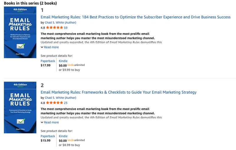To everyone who's reviewed "Email Marketing Rules" on Amazon, thanks SO MUCH! ❤️  I really appreciated you sharing how much value you've gotten out of it. Every new review totally makes my day. Thanks again! 🫶