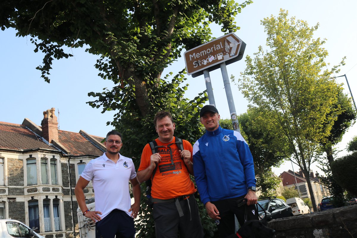<a href="/Walk92uk/">Walk92 UK</a> – 92 days, 2,000+ miles, visiting all 92 <a href="/EFL/">EFL</a> Clubs.

Yesterday our staff along with 1st team player Taylor Moore welcomed Xavier Wiggins to <a href="/Official_BRFC/">Bristol Rovers</a>  as part of his record-breaking walk. We were excited to host him and shine a light on the incredible journey he