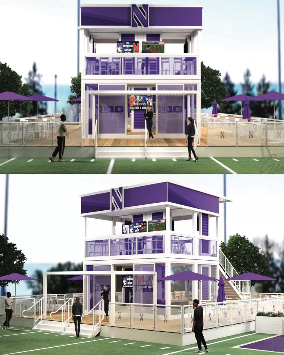 Northwestern will debut a beer garden at its temporary lakefront football stadium this season.

• Bloody Mary and mimosa bar
• Live DJ and entertainment
• Local craft beers
• Big screen TVs