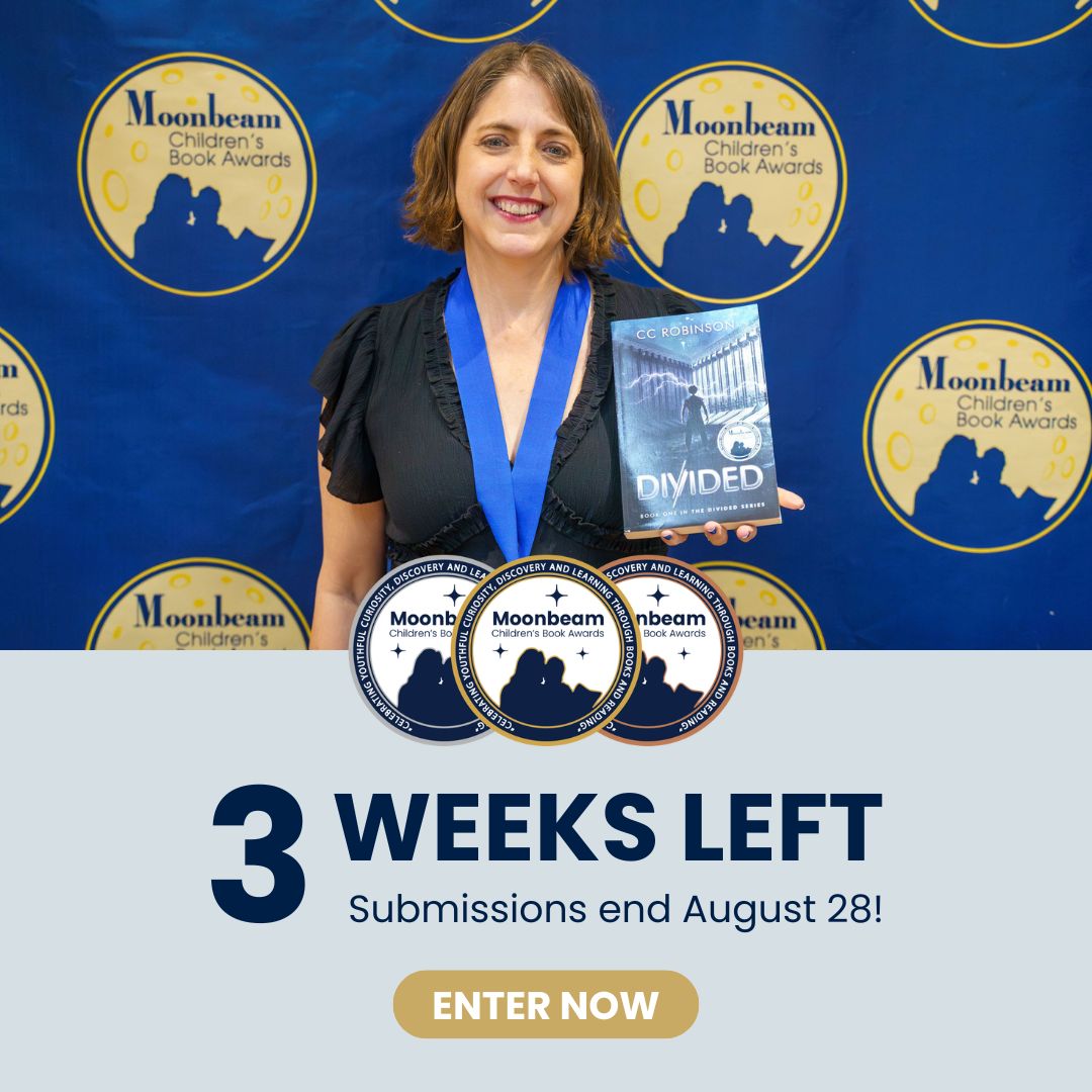 There's only 3 weeks left to enter the 2025 Moonbeam Children’s Book Awards! 🌝

With categories for all age groups and genres, there’s a place for your story.

📅 Submit by August 28: bit.ly/3DHPUjK