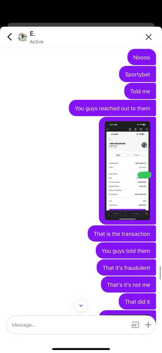 gbolaha_n9's tweet photo. You guys restricted an account with funds intact. Logging in and seeing 0 balance is crazy . Where did the money went to ?? 100k sporty deposit was flagged and acct not released. Reach out to sporty now to release the account @chippercashapp Mass tag them pls https://t.co/fpX28xG7C8