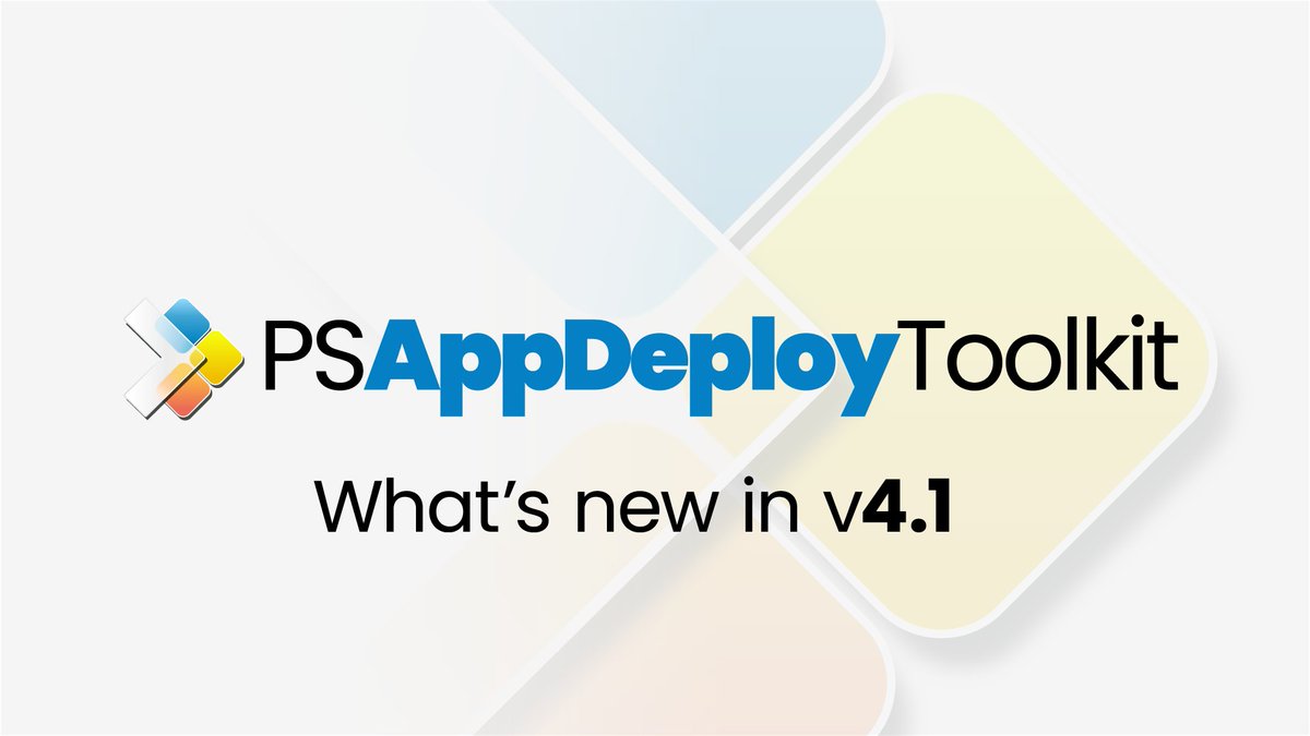 PatchMyPC's tweet image. Enterprise App Deployment just leveled up, again. #PSAppDeployToolkit v4.1 is here!
✅ Native, secure user interaction. No more ServiceUI!
✅ FluentUI feature upgrade
✅ Central Group Policy (ADMX) configuration
✅ Faster + leaner
ServiceUI is dead. Long live #PSADT. Still free…