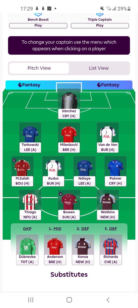 dawitsol555's tweet photo. @FPL__Raptor As of now this is my draft and I actually feels good abt it.The only thing that I think it lacks is like 6 mil price point def .Hopefully by the deadline I will find .5 from somewhere a updrage one of tarkowski or milenkovic to VVD. https://t.co/notIKBoRqS