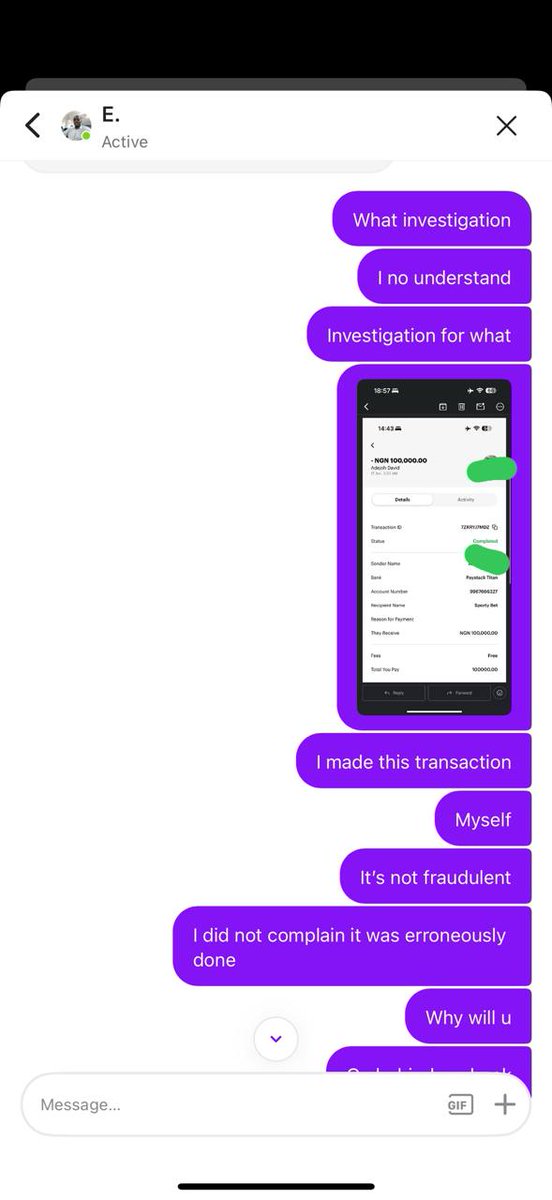 gbolaha_n9's tweet photo. You guys restricted an account with funds intact. Logging in and seeing 0 balance is crazy . Where did the money went to ?? 100k sporty deposit was flagged and acct not released. Reach out to sporty now to release the account @chippercashapp Mass tag them pls https://t.co/fpX28xG7C8