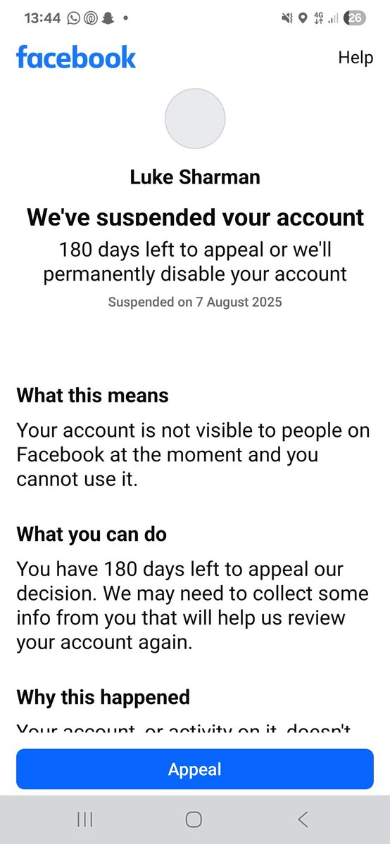Even Facebook doesn't allow free speech no more?