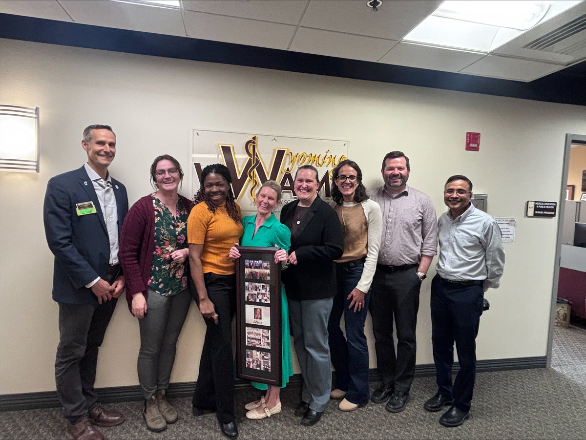 WWAMI faculty were recognized at <a href="/Uwyo_WWAMI/">WWAMI -Wyoming</a>  College of Health Sciences year end ceremony!

Dr. Emily Schmitt – Research Award
Dr. April French – Outstanding Service Award
Dr. Dan Radosevich – Golden Apple Teaching Award

Thank you for advancing rural medical education.