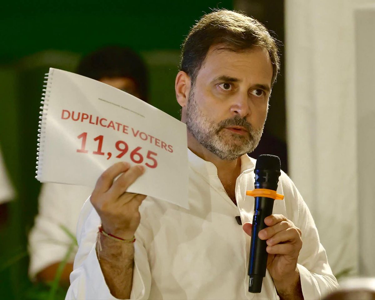 Abhimanyu Poonia (@abhimanyup00nia) on Twitter photo LoP Shri <a href="/RahulGandhi/">Rahul Gandhi</a> Ji briefs INDIA alliance leaders on #VoteChori, sharing key insights and evidence.
A united front against electoral manipulation!
📍 New Delhi LoP Shri <a href="/RahulGandhi/">Rahul Gandhi</a> Ji briefs INDIA alliance leaders on #VoteChori, sharing key insights and evidence.
A united front against electoral manipulation!
📍 New Delhi
