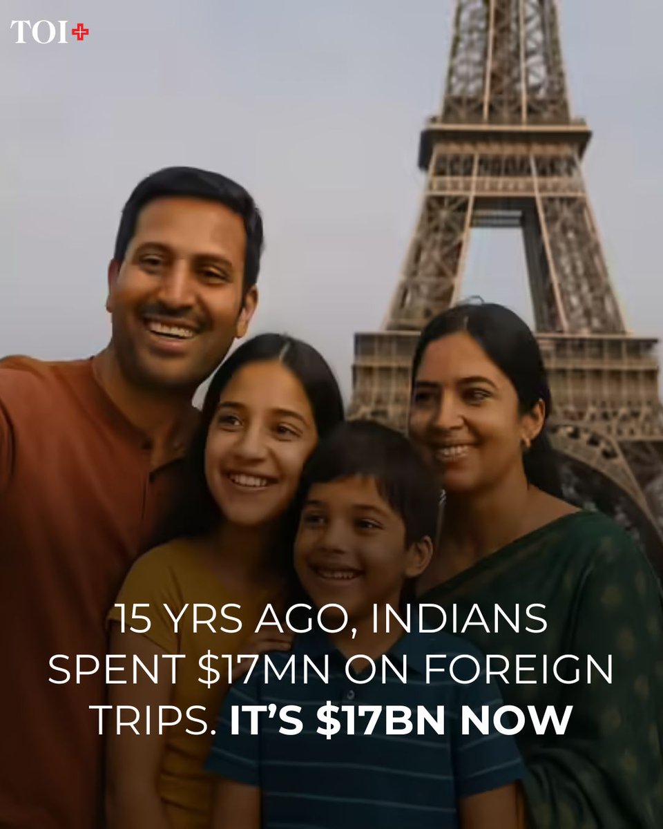 In 2009-10, foreign education accounted for the biggest chunk of money that Indians spent abroad. Now, they are dishing out cash for everything, from equity to real estate, but what they are spending on travel beats everything else.

timesofindia.indiatimes.com/toi-plus/busin…