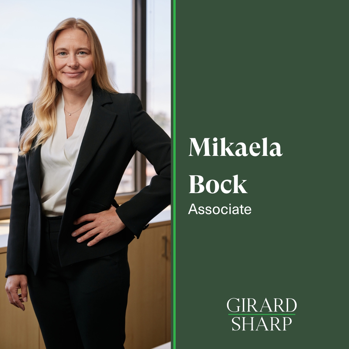 Girard Sharp LLP (@girardsharp) on Twitter photo Meet <a href="/MikaelaBock/">Mikaela Bock</a>, who represents injured consumers in complex cases including antitrust litigation and monopolization claims against tech giants.
Learn more: girardsharp.com/attorney/mikae…
#LawyerSpotlight #RisingTalent Meet <a href="/MikaelaBock/">Mikaela Bock</a>, who represents injured consumers in complex cases including antitrust litigation and monopolization claims against tech giants.
Learn more: girardsharp.com/attorney/mikae…
#LawyerSpotlight #RisingTalent