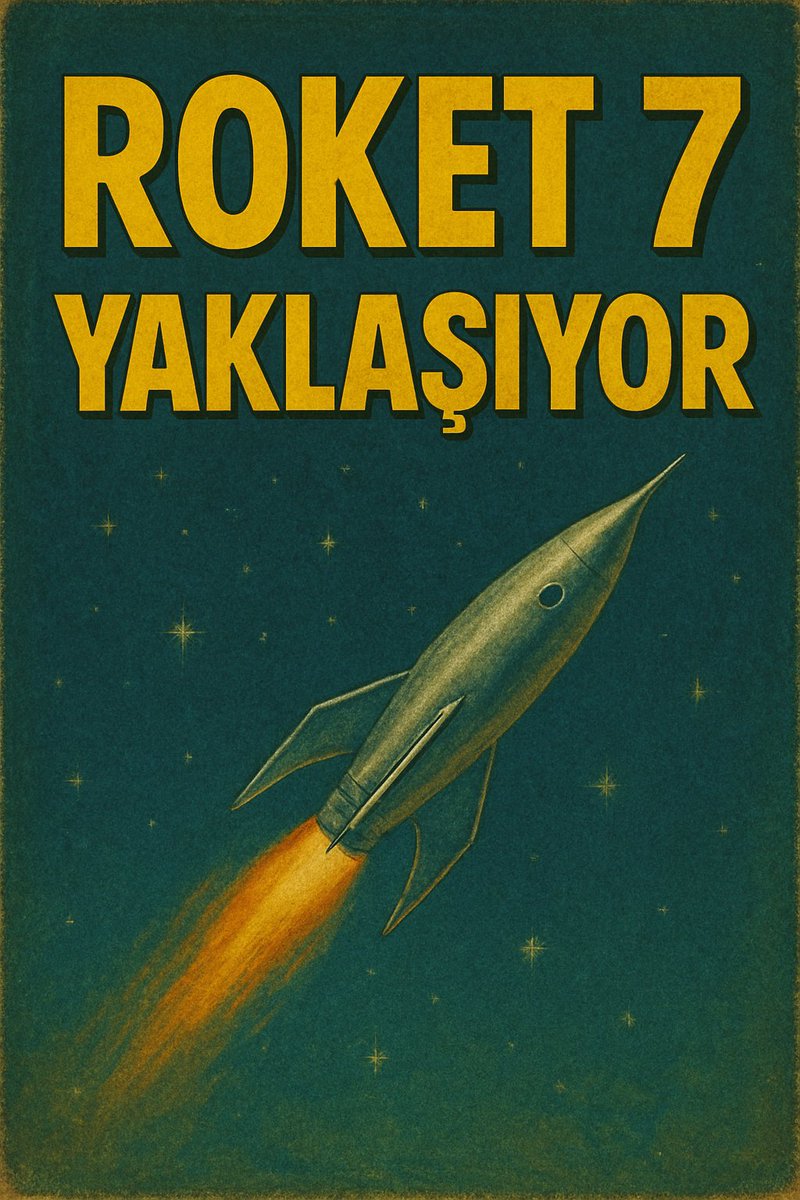 ROKET 6'yı hâlâ bitirmediniz mi? 
Çünkü ROKET 7'nin motorları çoktan çalıştı!
Yeni sayı yaklaşıyor...

#roket #bilimkurgu #dergi